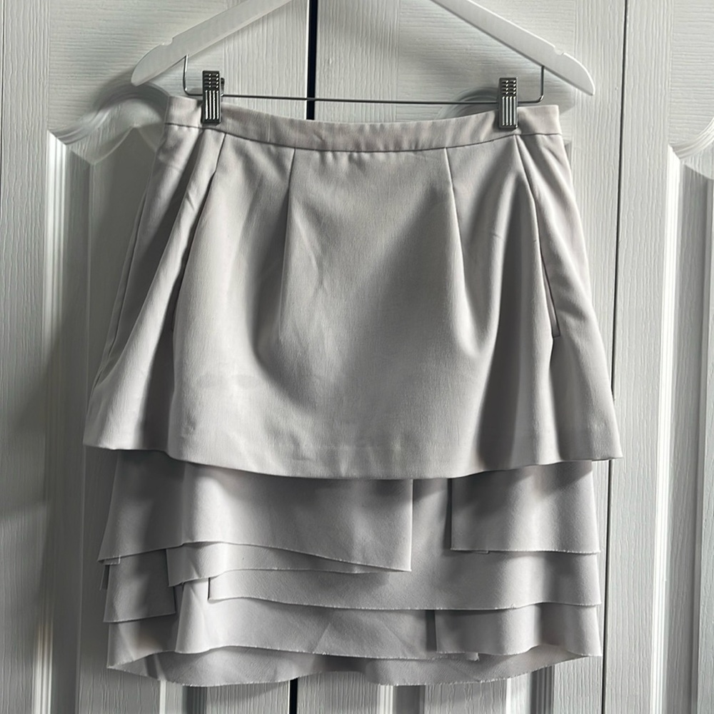 BCBGMAXAZRIA Layered Skirt 8